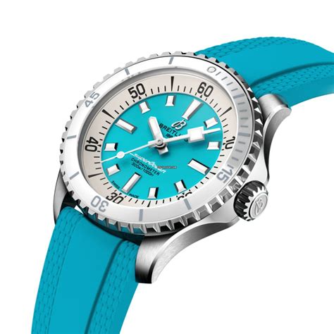 breitling superocean blue|Breitling Superocean tiffany blue.